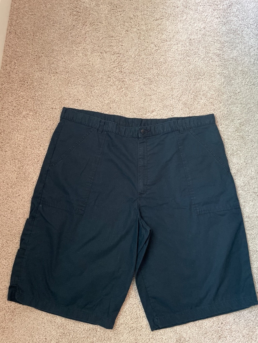 Dickies Mens Shorts Navy Blue Long Bermuda Utility Shorts Workwear Outdoor Sz 44
